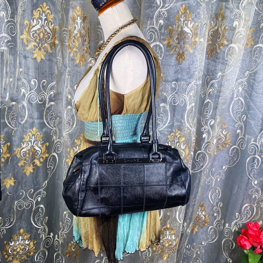 AUTH CHANEL VTG EUC Rare Quilt Bowler Shoulder Bag - Picture 12 of 16